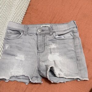 OshKosh B'gosh Light Gray Distressed Shorts